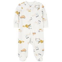 Simple Joys by Carter's Boys' 3-Pack Cotton Sleeper Gown, Whales/Sun/Dog,  0-3 Months 