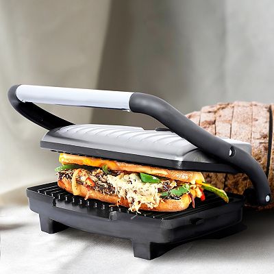 Brentwood Select TS 611 Compact Non Stick Panini Grill Sandwich Maker