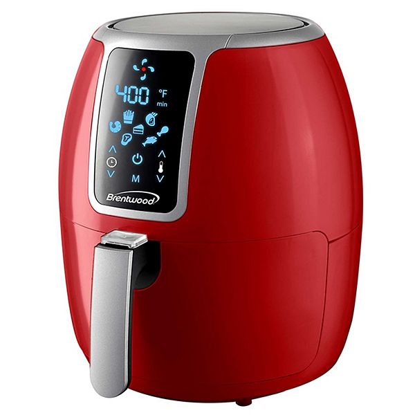 Brentwood Small 1400 Watt 4 Quart Electric Digital Air Fryer with