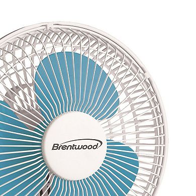 Brentwood Kool Zone 6 Inch Mini Clip On Table Fan