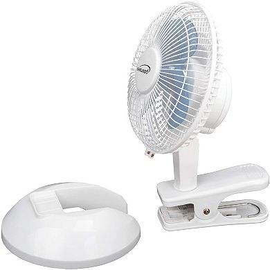 Brentwood Kool Zone 6 Inch Mini Clip On Table Fan