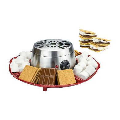Brentwood Indoor Electric Stainless Steel Smores Maker Set