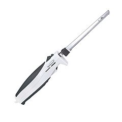 Electric Knife Cordless Stainless Steel White Kitchen Tool Knife