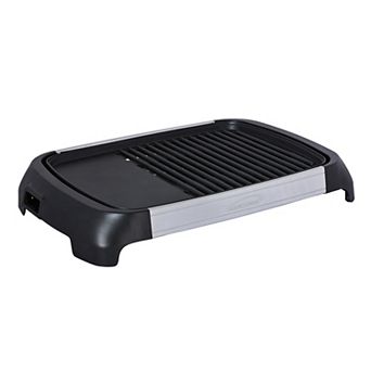 Brentwood Select TS-641 1200 watt Electric Indoor Grill & Griddle, Stainless Steel
