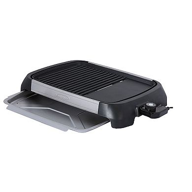 Brentwood Select TS-641 1200 Watt Electric Indoor Grill & Griddle, Stainless Steel