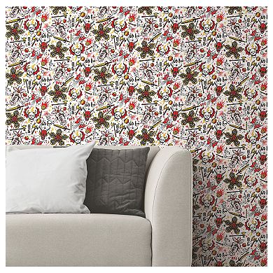 Netflix Stranger Things Hellfire Club Peel & Stick Wallpaper by RoomMates