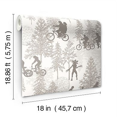 Netflix Stranger Things Hawkins Woods Peel & Stick Wallpaper by RoomMates