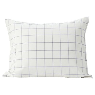 Lands' End European Square Oxford Yarn Dyed Cotton Duvet Cover or Pillow Sham