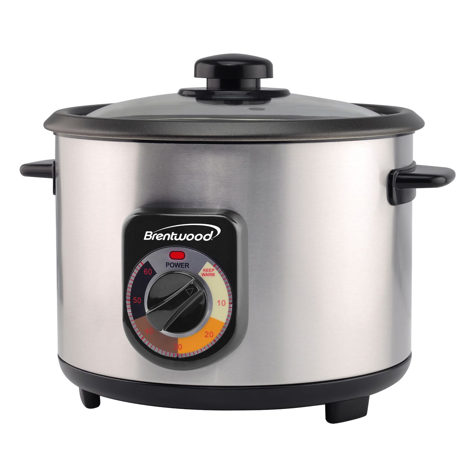 Brentwood Stainless Steel 1.6 Quart Electric Hot Pot Cooker And