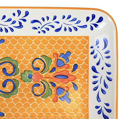 Laurie Gates Hand Painted Tierra Stoneware Serving Platter