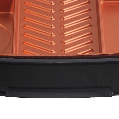 Brentwood Multi-Portion Electric Indoor Grill with Non-Stick Copper Coating