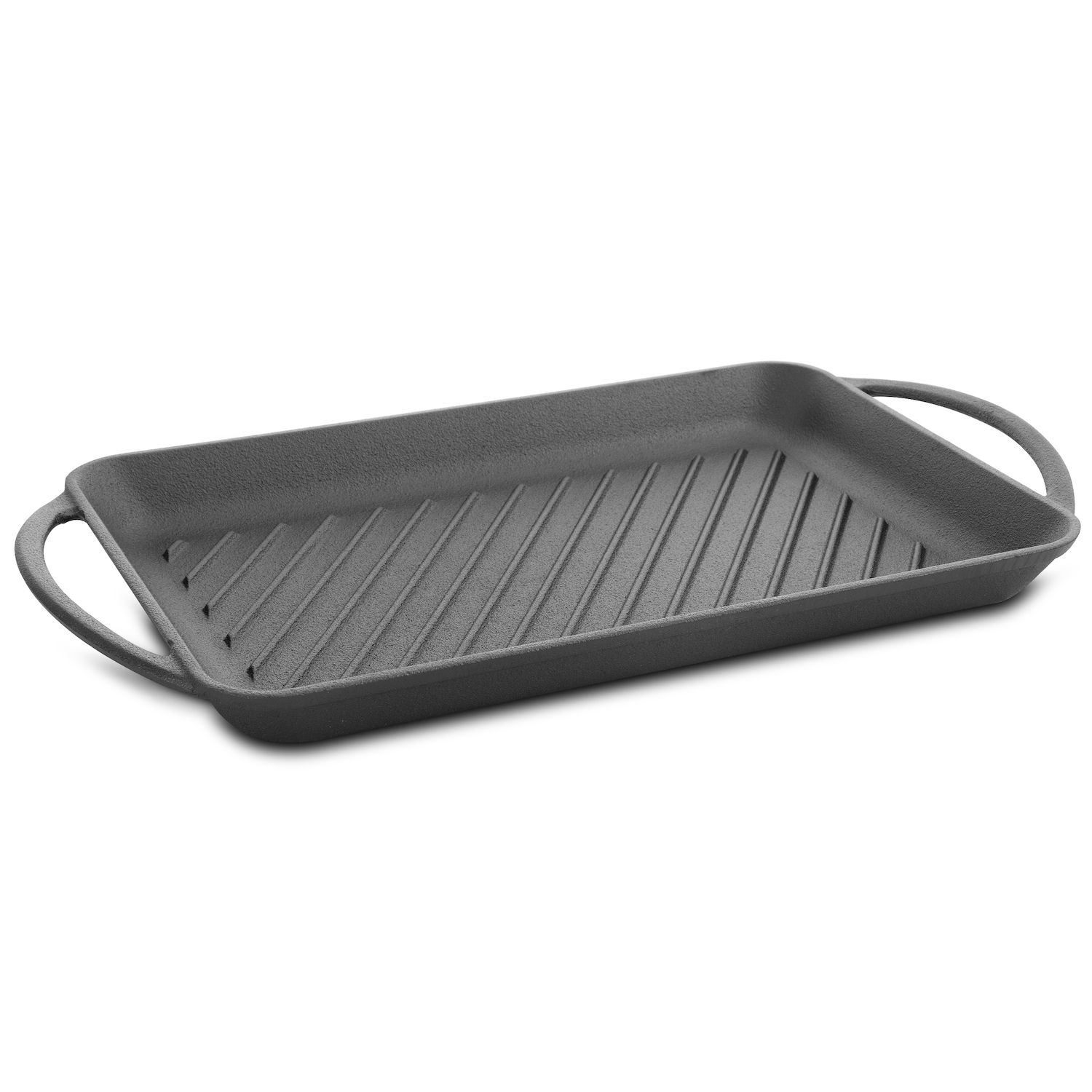 Oster Castaway Pre-Seasoned 18in x 9in Cast Iron Reversible Griddle