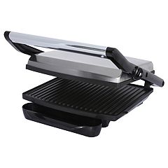 Blue Diamond Ceramic Nonstick Electric Sizzle Griddle with Grill & Waffle Plates