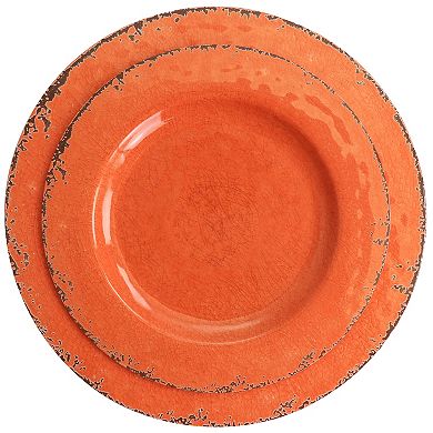 Laurie Gates California Designs Mauna 12 Piece Melamine Dinnerware Set