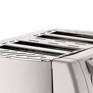 Brentwood 4 Slice Cool Touch Toaster in White