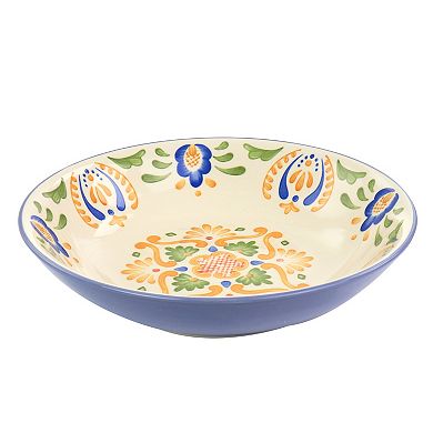 Laurie Gates Tierra 2 Piece Round Stoneware Dinner Bowl Set in Assorted Designs