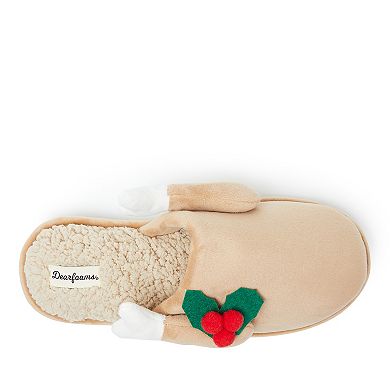 Dearfoams Carson Holiday Scuff Men's Slippers