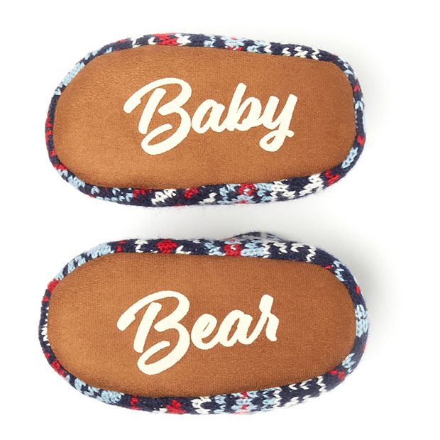 Dearfoam baby bear discount slippers