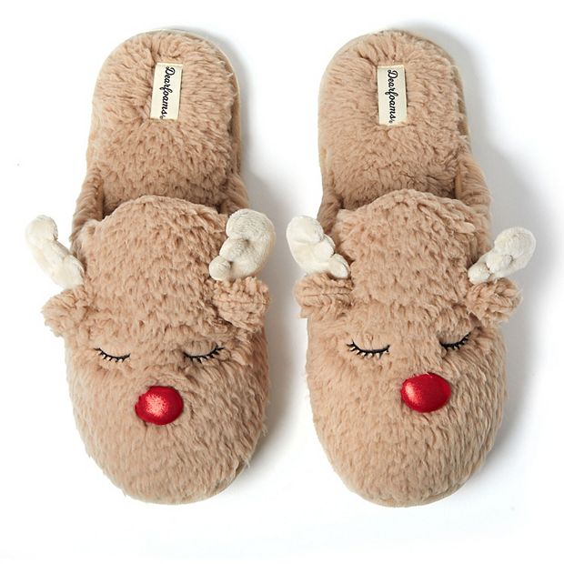 Kohls womens dearfoam slippers hot sale