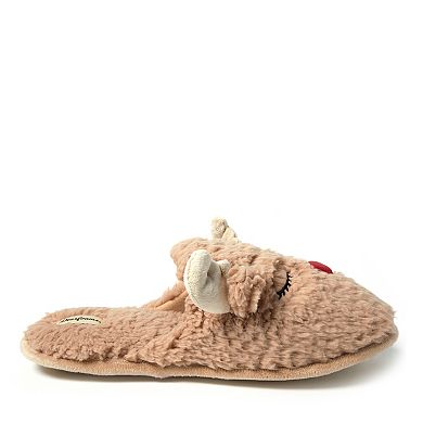 Dearfoams Reindeer Men's Scuff Slippers