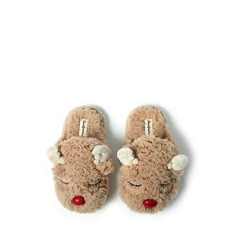 Kid's Dearfoams Reindeer Scuff Slippers