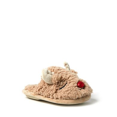 Kid's Dearfoams Reindeer Scuff Slippers
