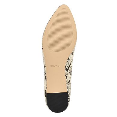 Nine West Speakup Women's Leather Ballet Flats