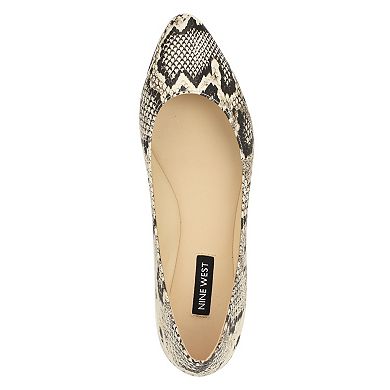 Nine West Speakup Women's Leather Ballet Flats