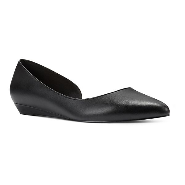 Nine West Saige Women's D'Orsay Flats - Black (7 WIDE)