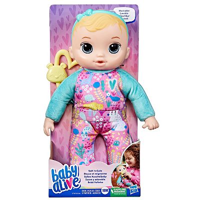Baby Alive Soft n Cute Blonde Hair Doll