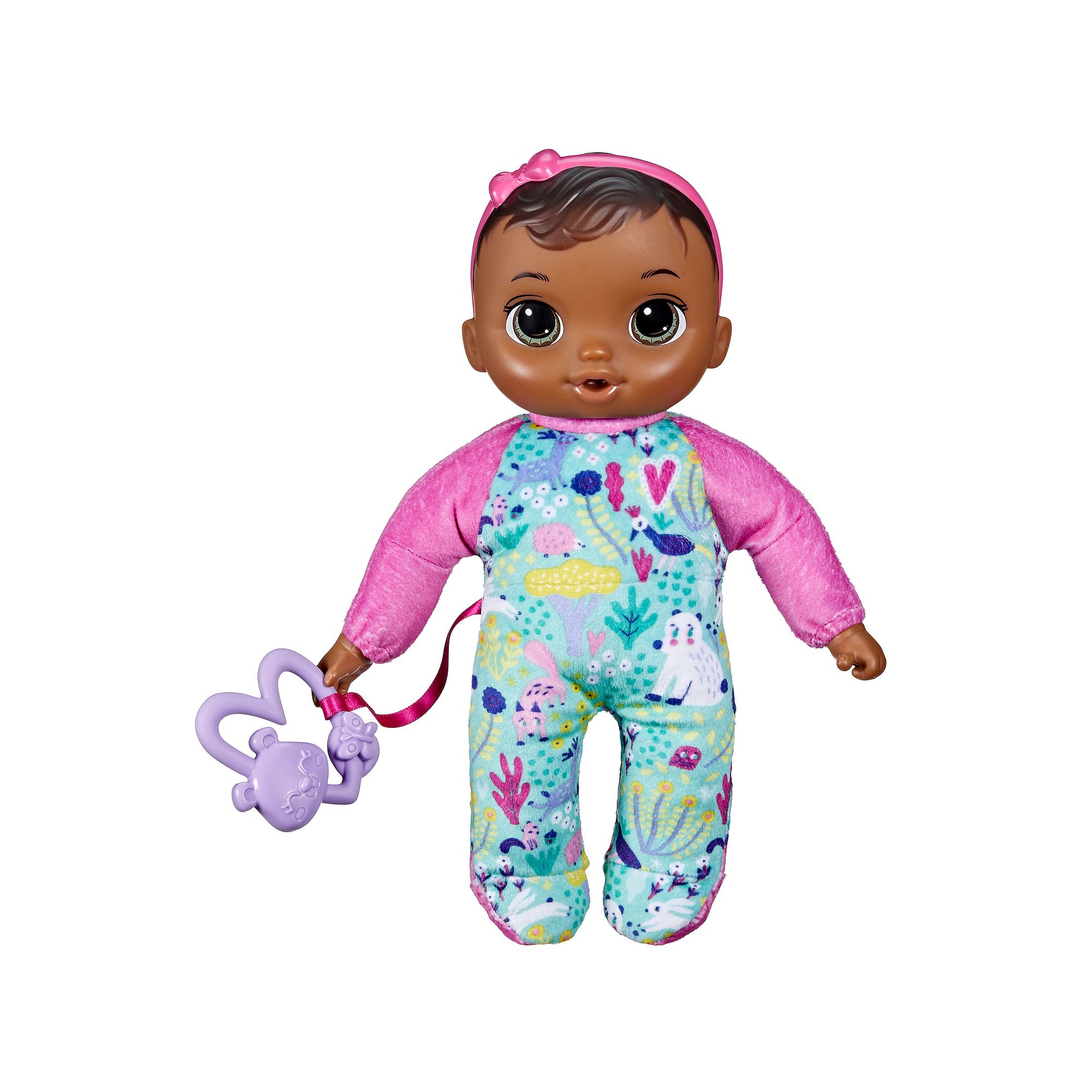 Baby Alive Soft ‘n Cute Brown Hair Doll, Multi