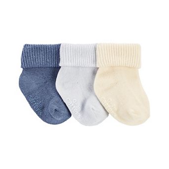 Baby Carter's 3-Pack Cuffed Ribbed Socks