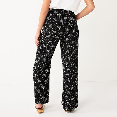 Kohls wide leg pants sales