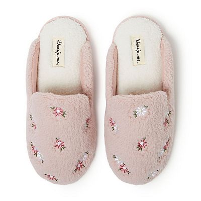 Dearfoams Women's Cable Quilt Clog Slipper - Memory Foam, Machine Washable