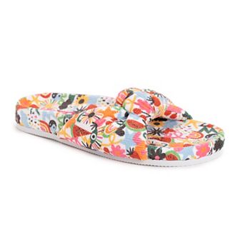MUK LUKS Nura Knotted Plush Women's Slide Slippers