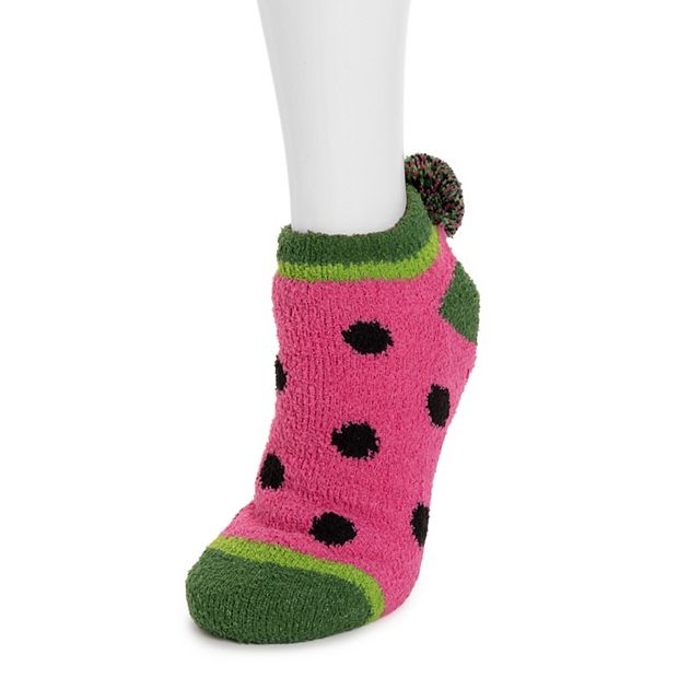 Women's MUK LUKS Footie Slipper Socks
