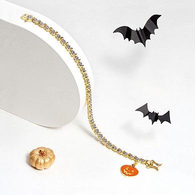 Sarafina Diamond Accent Pumpkin Charm Bracelet
