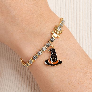 Sarafina Diamond Accent Witch Hat Charm Bracelet