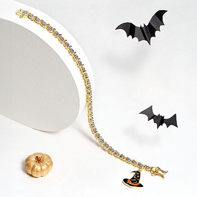 Sarafina Diamond Accent Witch Hat Charm Bracelet