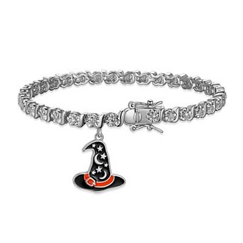 Sarafina Diamond Accent Witch Hat Charm Bracelet