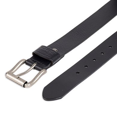 Men's Levi's® Leather Rivet and Roller Bar Buckle Jean Belt