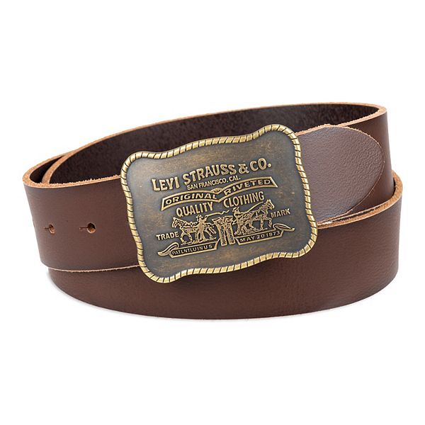 Men's Levi's® Western Heritage Plaque Buckle Jean Belt