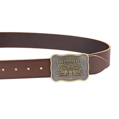 Men's Levi's® Western Heritage Plaque Buckle Jean Belt