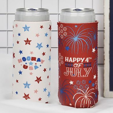 Celebrate Together™ Americana 4th of July Tall Can 2-pk. Cooler