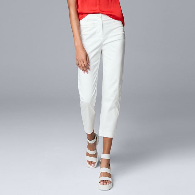 Kohls womens store white capris