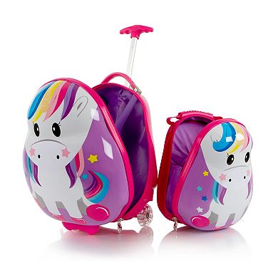 Heys Travel Tots 2-Piece Kids' Hardside Carry-On Luggage & Backpack Set