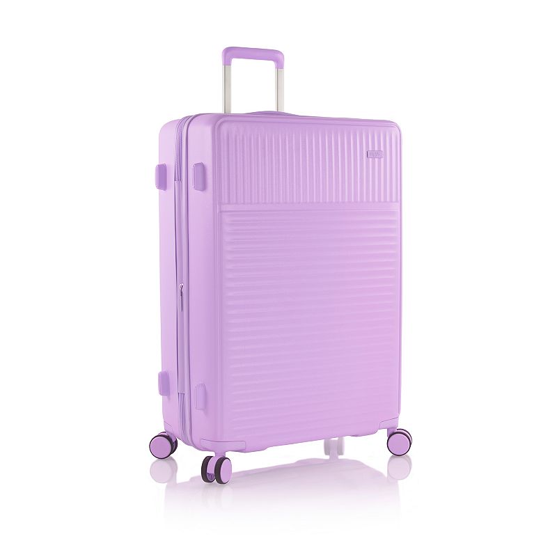Heys Pastel Hardside Spinner Luggage, Purple