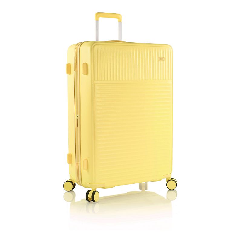 Heys Pastel Hardside Spinner Luggage, Yellow, 26 INCH