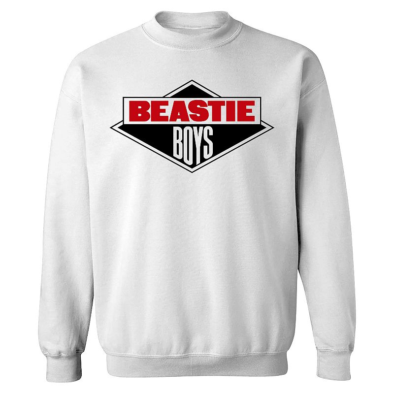 Mens Beastie Boys Logo Sweatshirt, Size: Large, White