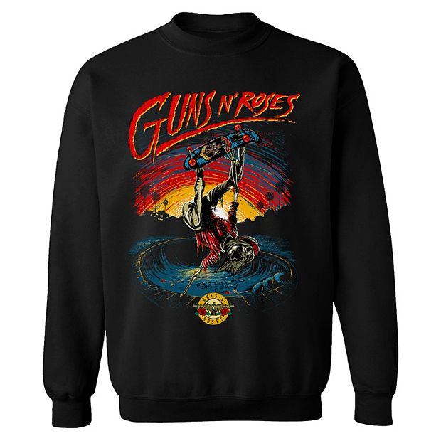 Men's Guns n' Roses Skate Skeleton Sweatshirt